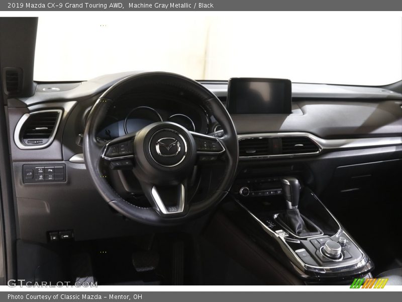 Machine Gray Metallic / Black 2019 Mazda CX-9 Grand Touring AWD