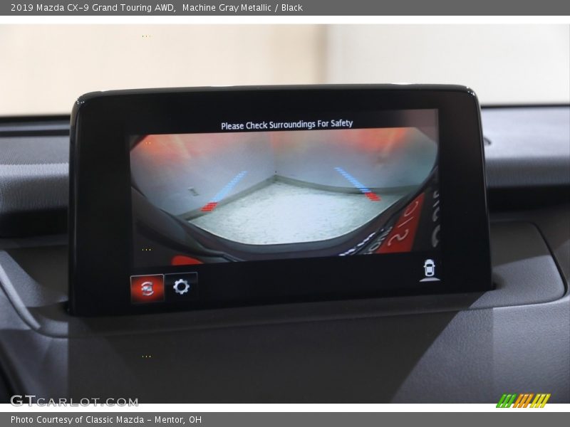Machine Gray Metallic / Black 2019 Mazda CX-9 Grand Touring AWD
