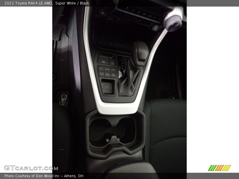 Super White / Black 2021 Toyota RAV4 LE AWD