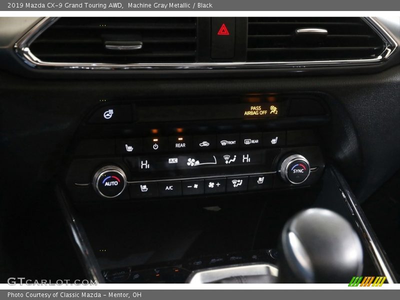 Machine Gray Metallic / Black 2019 Mazda CX-9 Grand Touring AWD