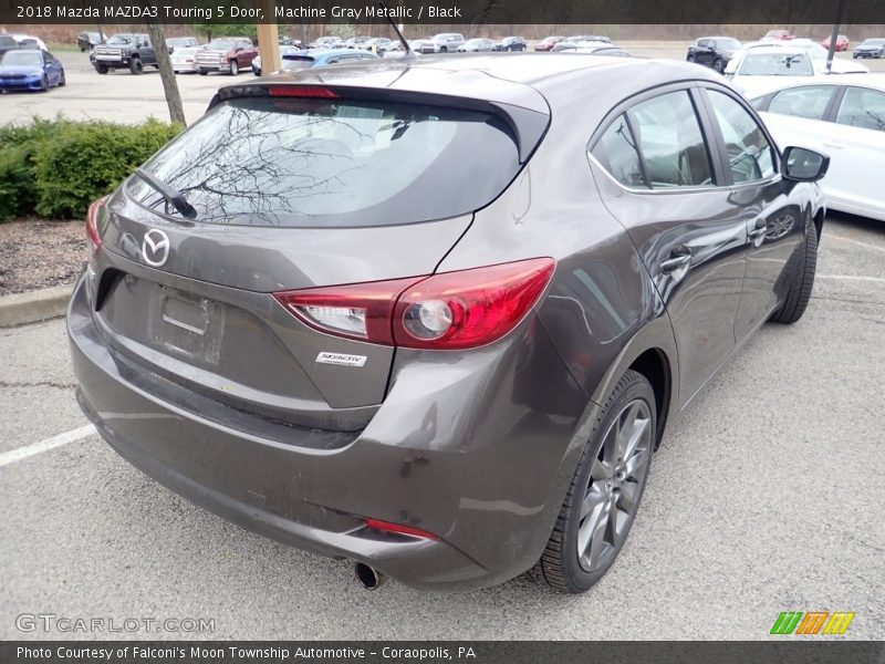 Machine Gray Metallic / Black 2018 Mazda MAZDA3 Touring 5 Door
