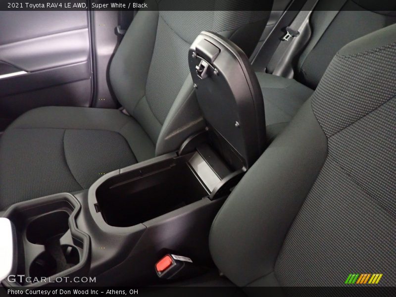 Super White / Black 2021 Toyota RAV4 LE AWD