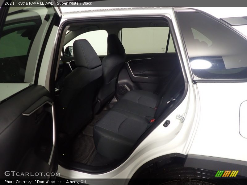 Super White / Black 2021 Toyota RAV4 LE AWD