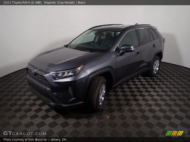 Magnetic Gray Metallic / Black 2021 Toyota RAV4 LE AWD