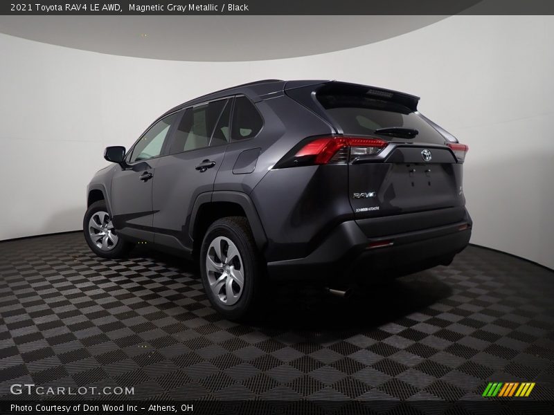 Magnetic Gray Metallic / Black 2021 Toyota RAV4 LE AWD