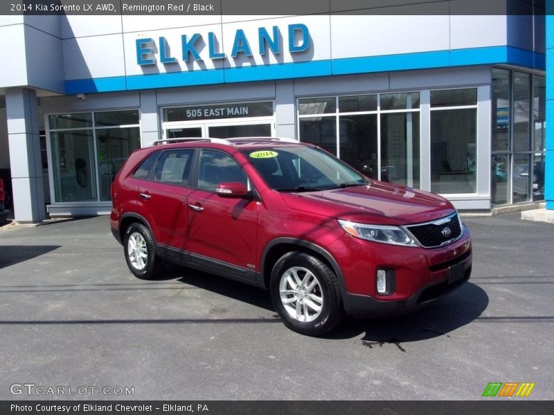 Remington Red / Black 2014 Kia Sorento LX AWD