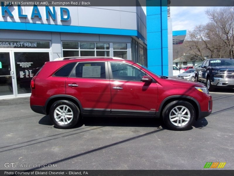 Remington Red / Black 2014 Kia Sorento LX AWD