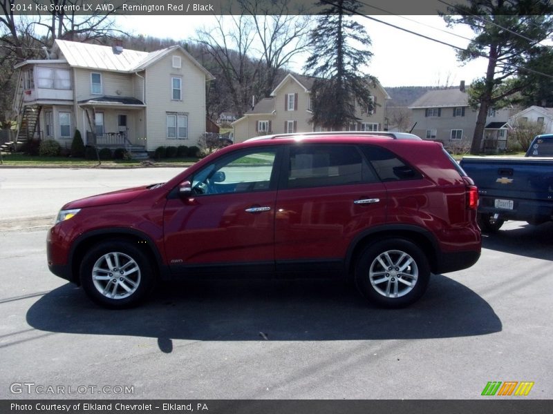 Remington Red / Black 2014 Kia Sorento LX AWD