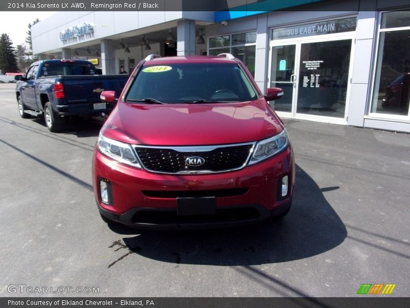 Remington Red / Black 2014 Kia Sorento LX AWD