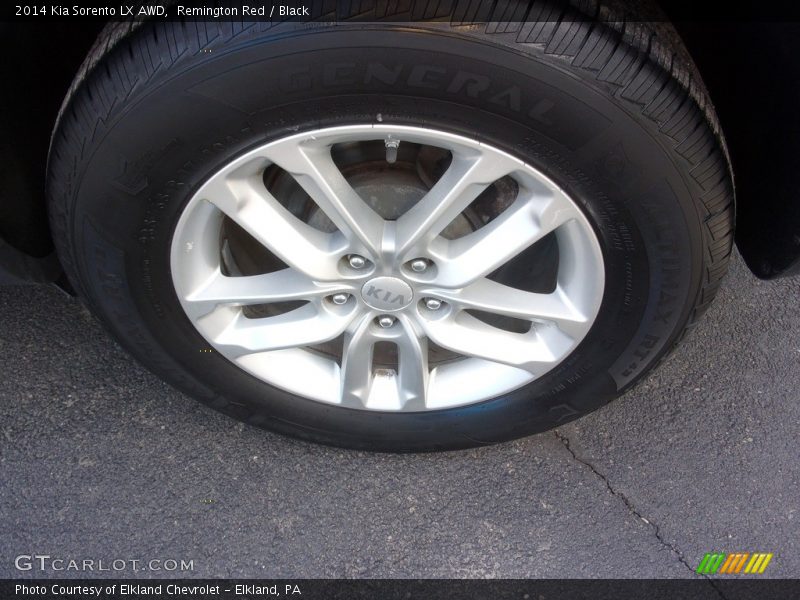 Remington Red / Black 2014 Kia Sorento LX AWD