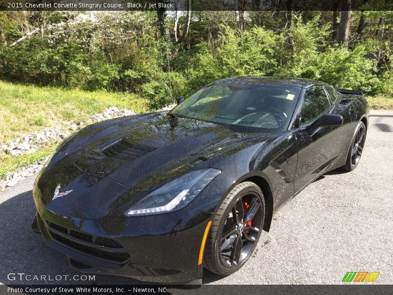 Black / Jet Black 2015 Chevrolet Corvette Stingray Coupe