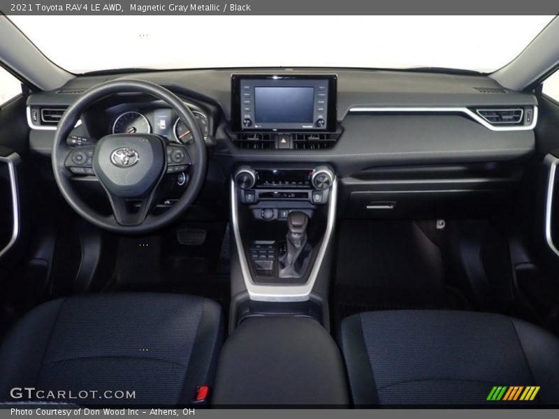 Magnetic Gray Metallic / Black 2021 Toyota RAV4 LE AWD