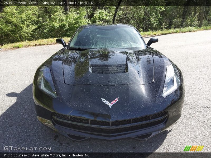 Black / Jet Black 2015 Chevrolet Corvette Stingray Coupe