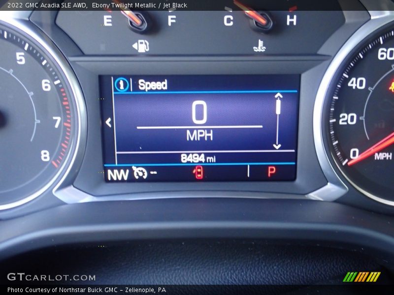 Ebony Twilight Metallic / Jet Black 2022 GMC Acadia SLE AWD