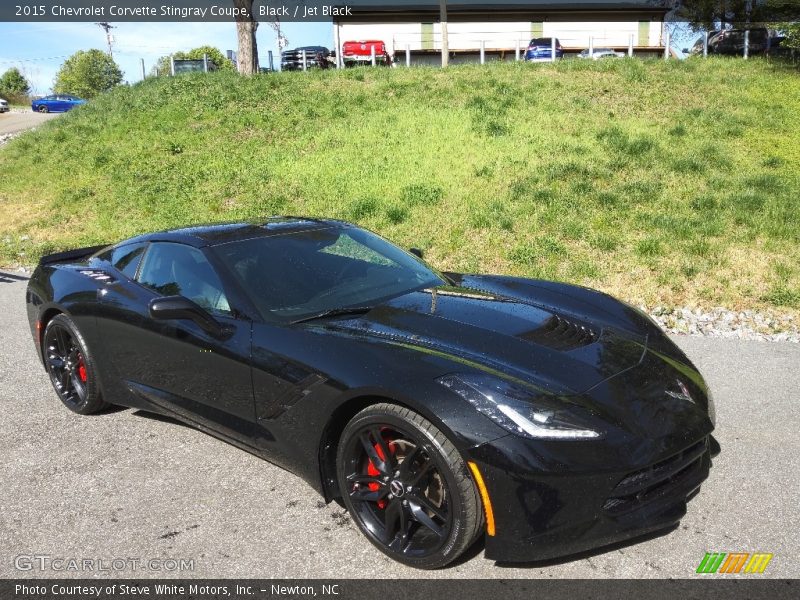 Black / Jet Black 2015 Chevrolet Corvette Stingray Coupe