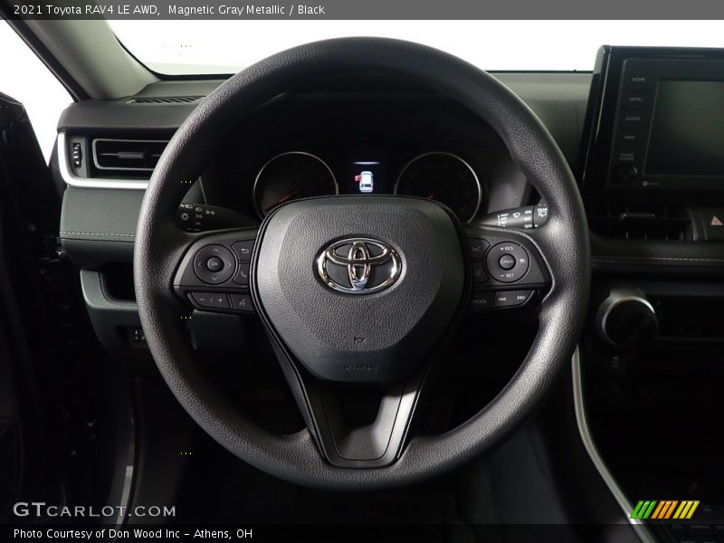 Magnetic Gray Metallic / Black 2021 Toyota RAV4 LE AWD