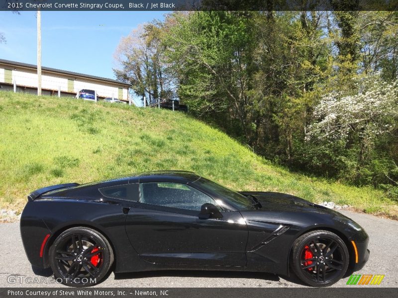Black / Jet Black 2015 Chevrolet Corvette Stingray Coupe