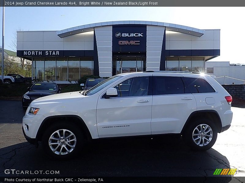 Bright White / New Zealand Black/Light Frost 2014 Jeep Grand Cherokee Laredo 4x4