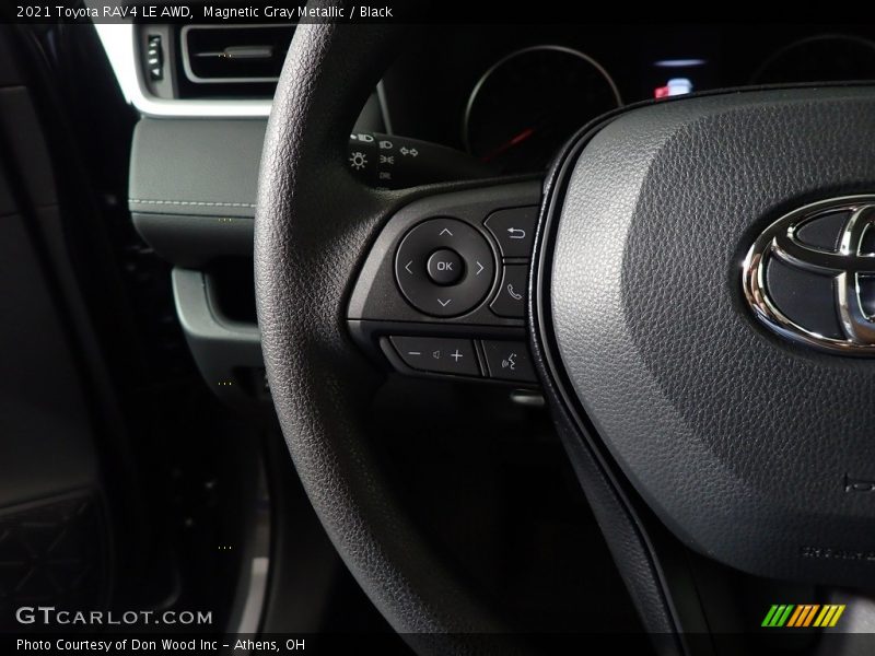 Magnetic Gray Metallic / Black 2021 Toyota RAV4 LE AWD