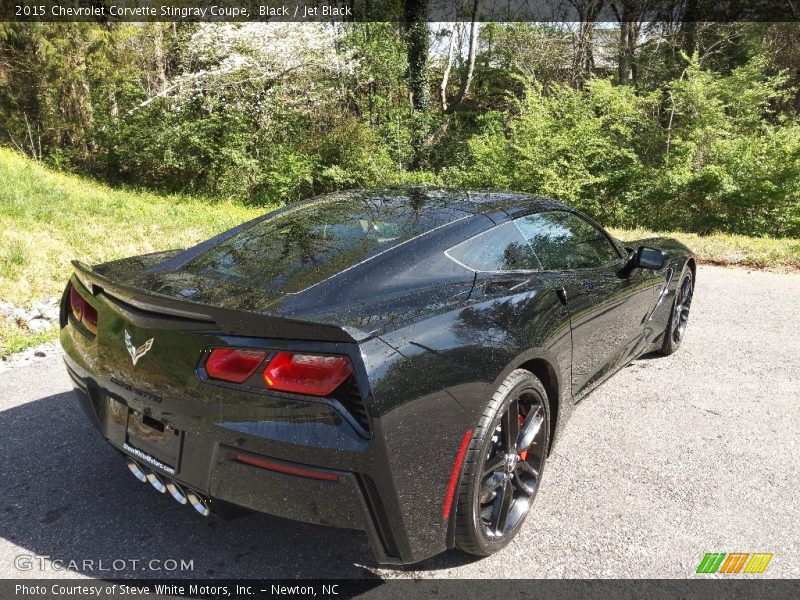 Black / Jet Black 2015 Chevrolet Corvette Stingray Coupe