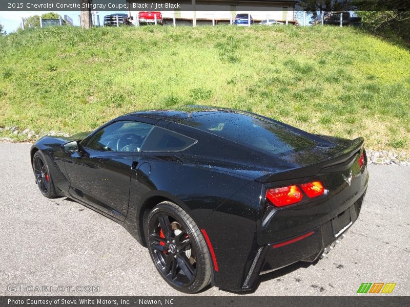 Black / Jet Black 2015 Chevrolet Corvette Stingray Coupe