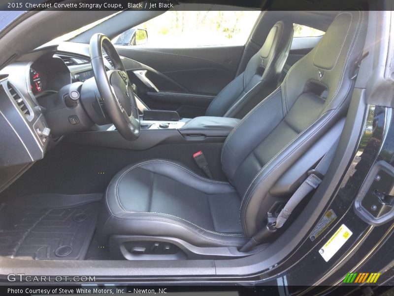 Black / Jet Black 2015 Chevrolet Corvette Stingray Coupe