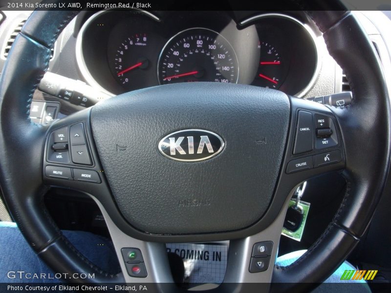 Remington Red / Black 2014 Kia Sorento LX AWD