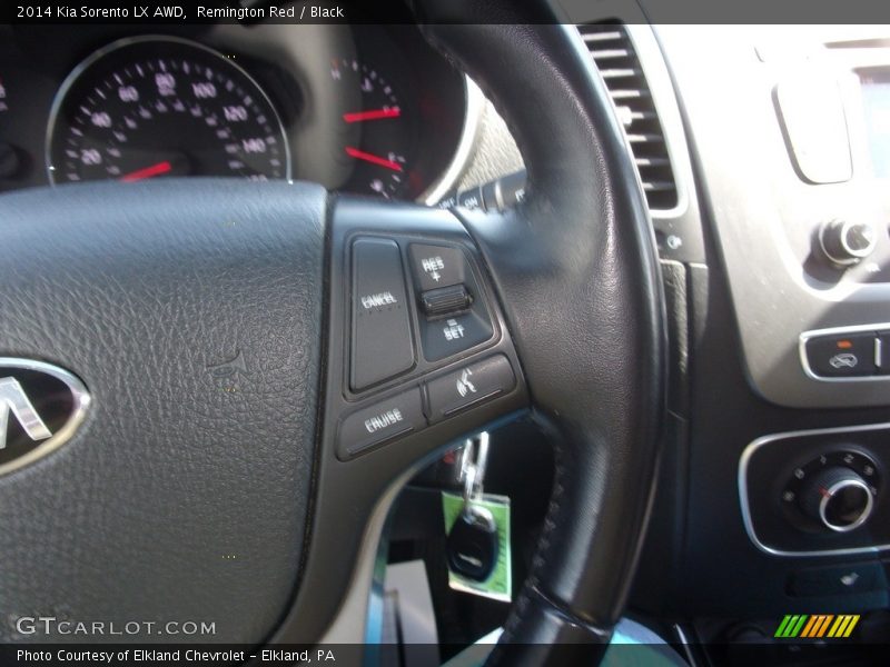 Remington Red / Black 2014 Kia Sorento LX AWD