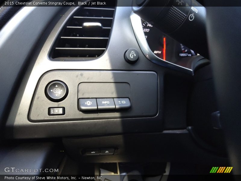 Black / Jet Black 2015 Chevrolet Corvette Stingray Coupe