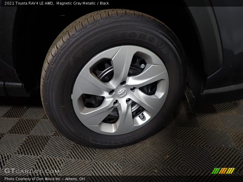 Magnetic Gray Metallic / Black 2021 Toyota RAV4 LE AWD