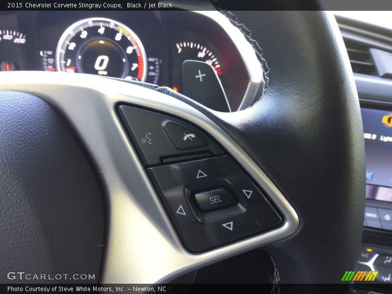Black / Jet Black 2015 Chevrolet Corvette Stingray Coupe