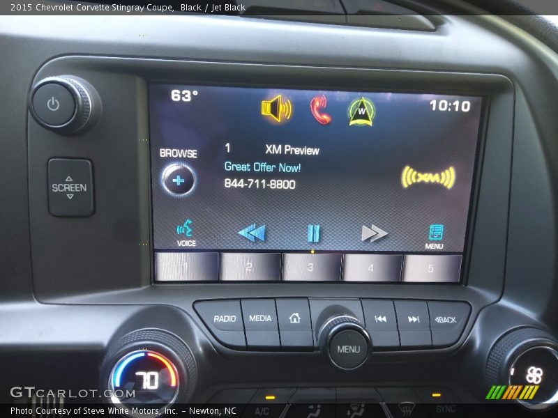 Black / Jet Black 2015 Chevrolet Corvette Stingray Coupe