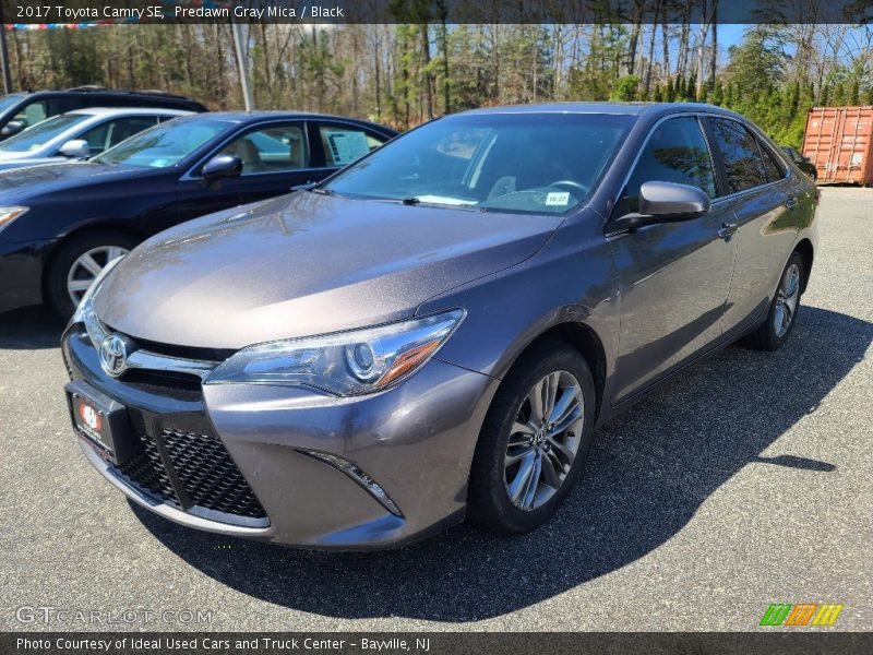 Predawn Gray Mica / Black 2017 Toyota Camry SE
