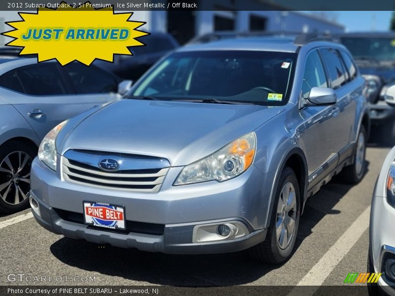 Ice Silver Metallic / Off Black 2012 Subaru Outback 2.5i Premium