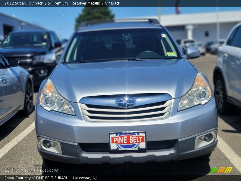 Ice Silver Metallic / Off Black 2012 Subaru Outback 2.5i Premium