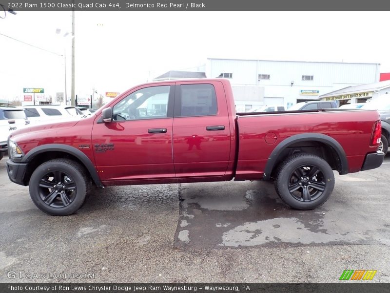 Delmonico Red Pearl / Black 2022 Ram 1500 Classic Quad Cab 4x4