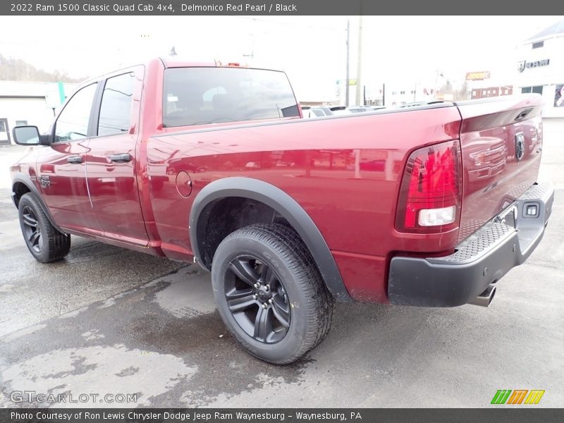 Delmonico Red Pearl / Black 2022 Ram 1500 Classic Quad Cab 4x4