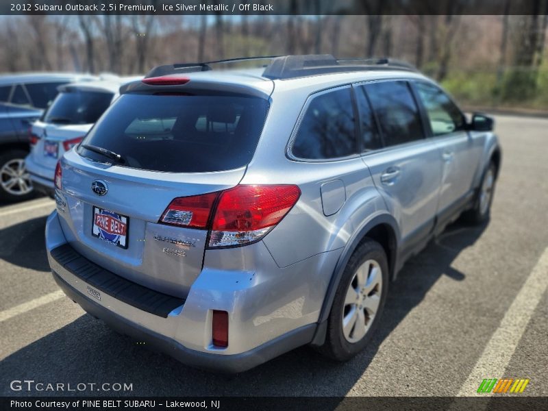 Ice Silver Metallic / Off Black 2012 Subaru Outback 2.5i Premium