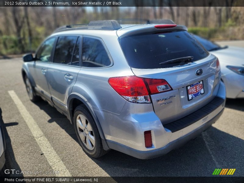 Ice Silver Metallic / Off Black 2012 Subaru Outback 2.5i Premium