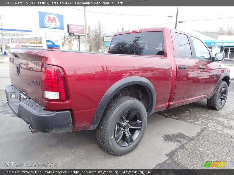 Delmonico Red Pearl / Black 2022 Ram 1500 Classic Quad Cab 4x4