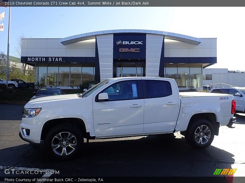 Summit White / Jet Black/Dark Ash 2019 Chevrolet Colorado Z71 Crew Cab 4x4