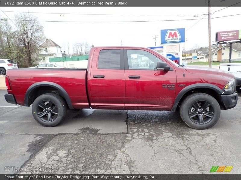 Delmonico Red Pearl / Black 2022 Ram 1500 Classic Quad Cab 4x4