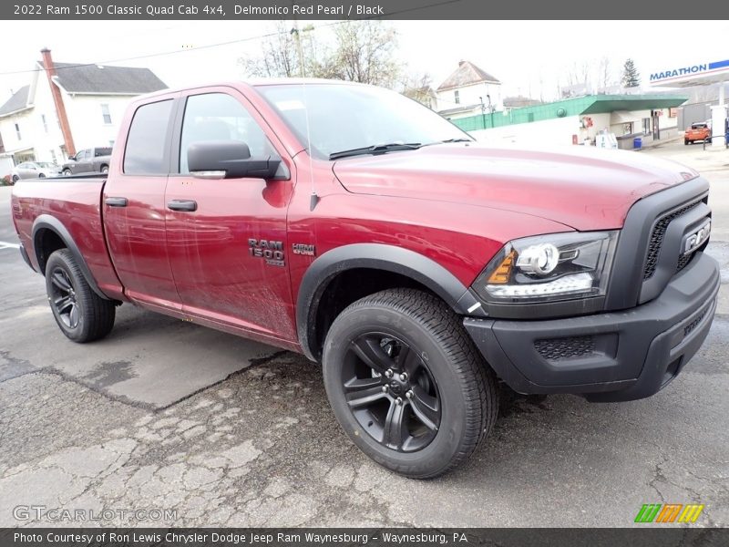 Delmonico Red Pearl / Black 2022 Ram 1500 Classic Quad Cab 4x4