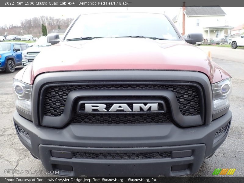 Delmonico Red Pearl / Black 2022 Ram 1500 Classic Quad Cab 4x4