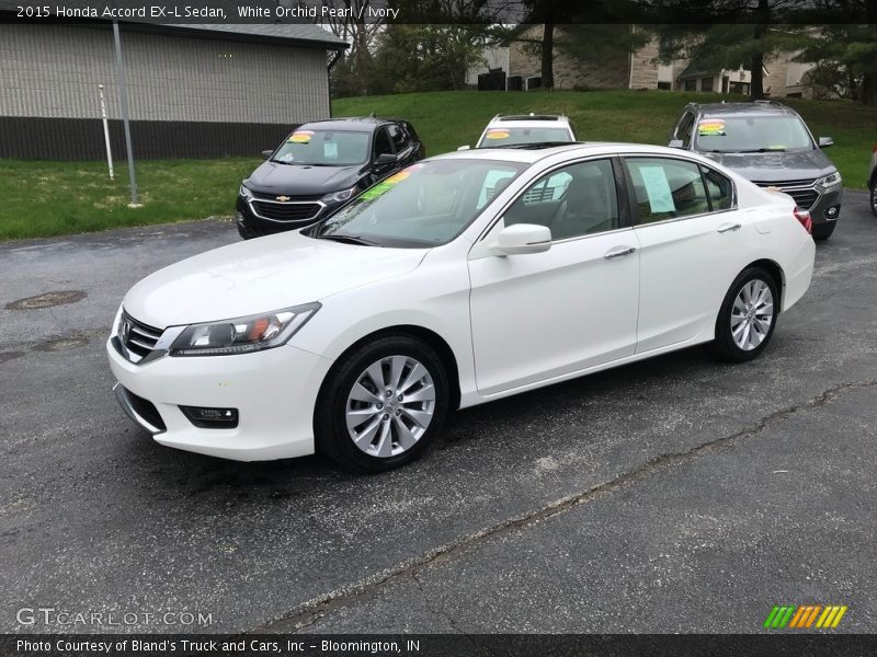 White Orchid Pearl / Ivory 2015 Honda Accord EX-L Sedan