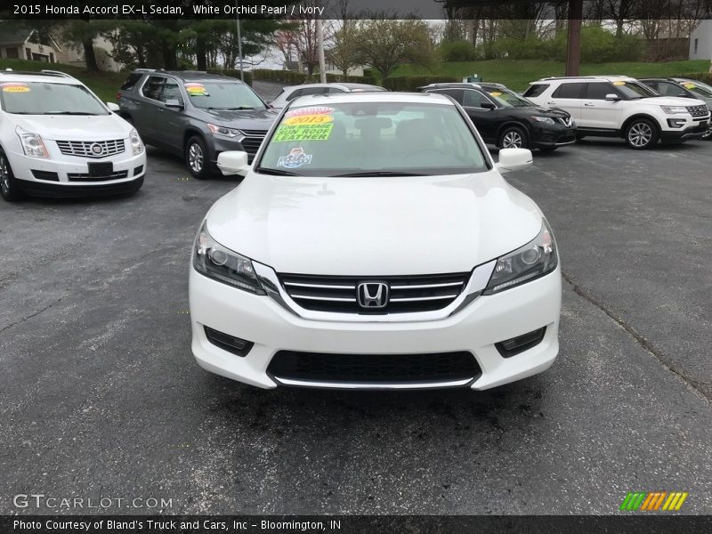 White Orchid Pearl / Ivory 2015 Honda Accord EX-L Sedan