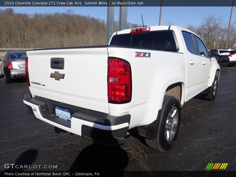 Summit White / Jet Black/Dark Ash 2019 Chevrolet Colorado Z71 Crew Cab 4x4
