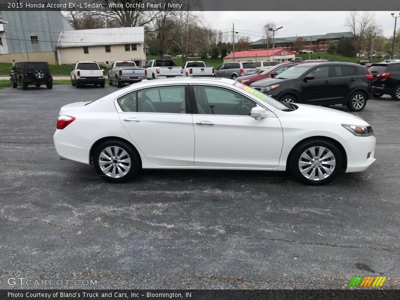 White Orchid Pearl / Ivory 2015 Honda Accord EX-L Sedan