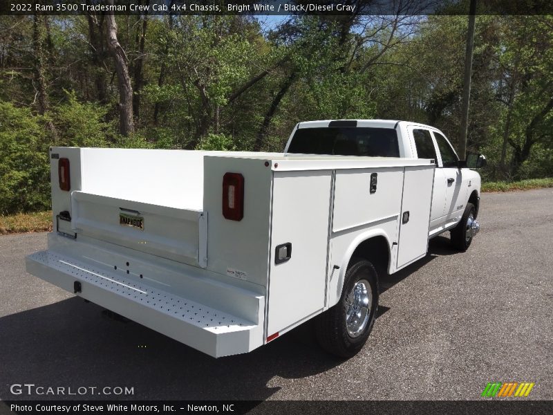 Bright White / Black/Diesel Gray 2022 Ram 3500 Tradesman Crew Cab 4x4 Chassis