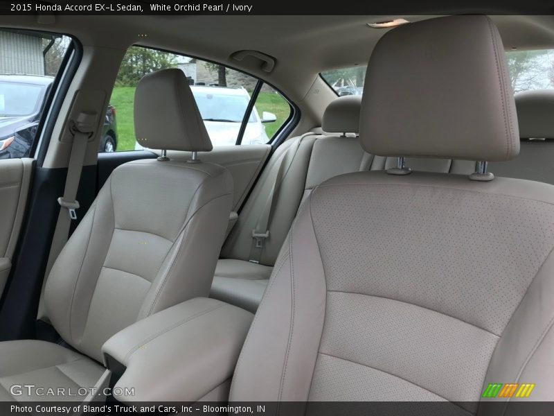 White Orchid Pearl / Ivory 2015 Honda Accord EX-L Sedan